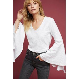 SOLD - Anthro Postmark Andie Bell Sleeve Top Tunic